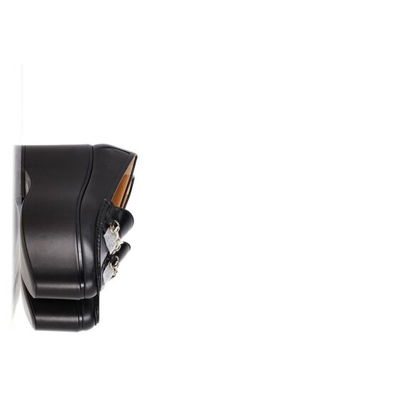 Gucci Horsebit Platform Loafers in Black Leather - Picture 2 of 12